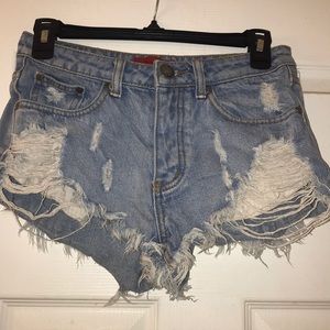 Jean shorts size small